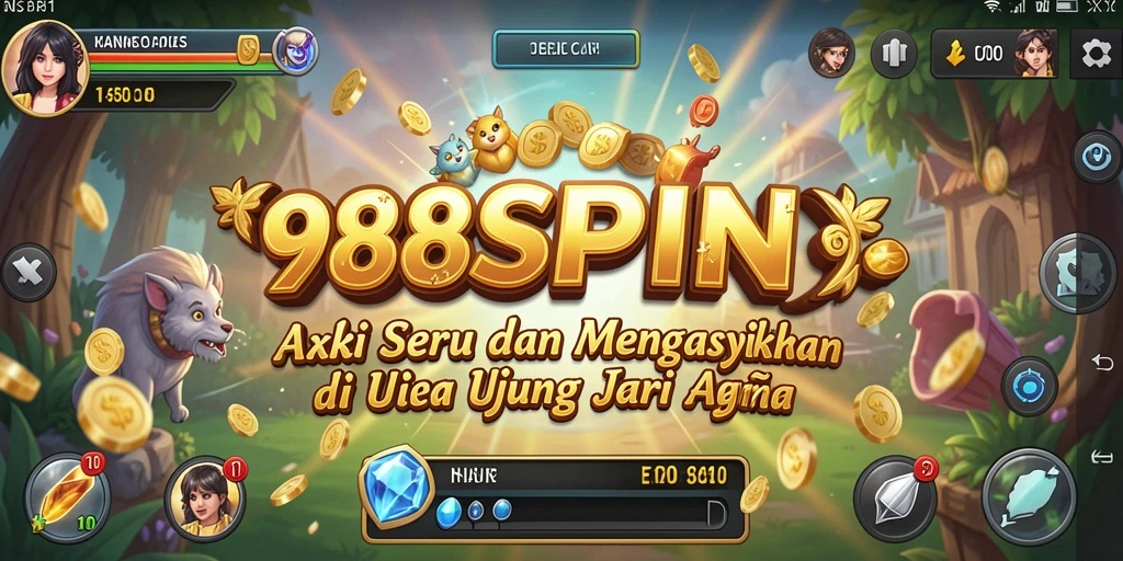 Gameplay seru dan mendebarkan di 988SPIN.