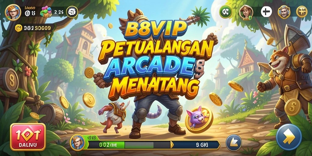 Tampilan gameplay B8VIP yang mendebarkan dan penuh aksi