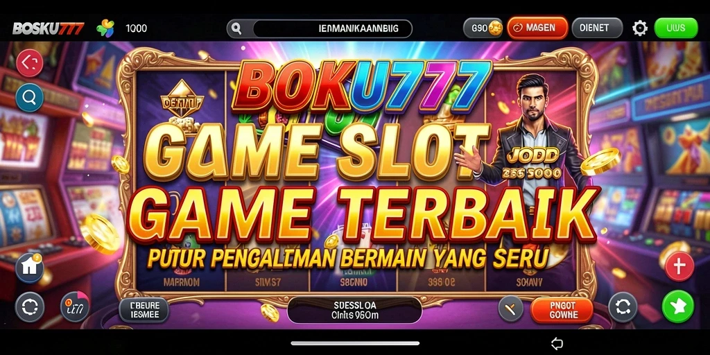 Gameplay menarik saat bermain slot di BOSKU777.