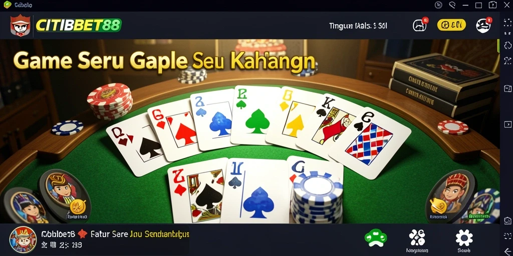 Screenshot gameplay Gaple yang menarik di CITIBET88.