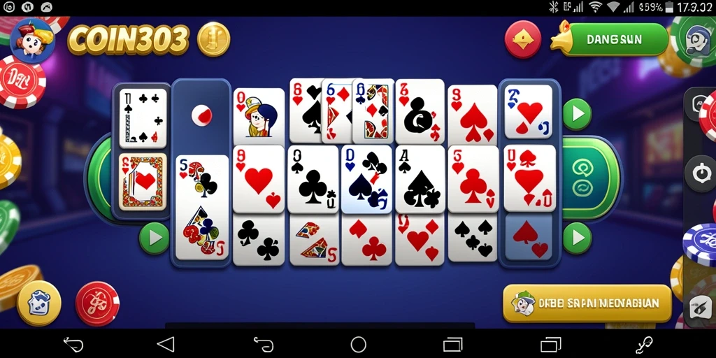 Screenshot dari gameplay seru COIN303 yang menunjukkan aksi kompetitif.