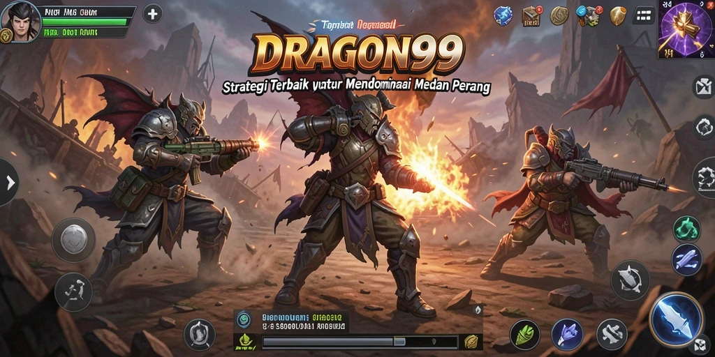 Tampilan gameplay epik dalam DRAGON99 dengan strategi yang mendalam.