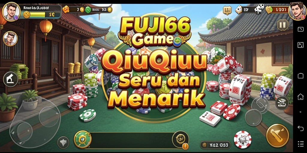 Screenshot FUJI66 menampilkan pengalaman bermain QiuQiu yang seru.
