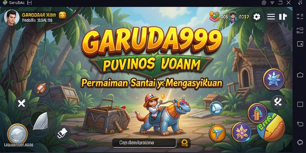 Tampilan gameplay menarik dari GARUDA999 dengan grafis cerah.