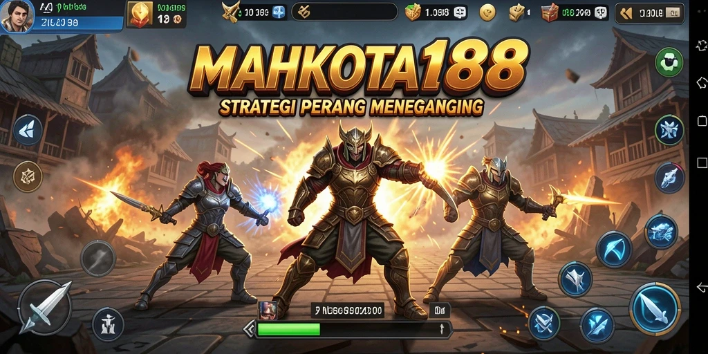 Gameplay seru dan strategi pertempuran yang mendalam di MAHKOTA188.