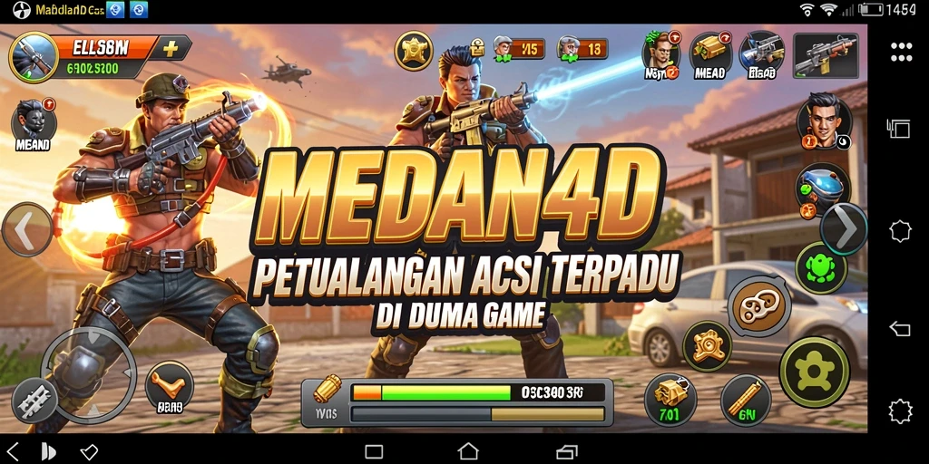 Tampilan grafis epik dari gameplay MEDAN4D yang seru dan mendebarkan.