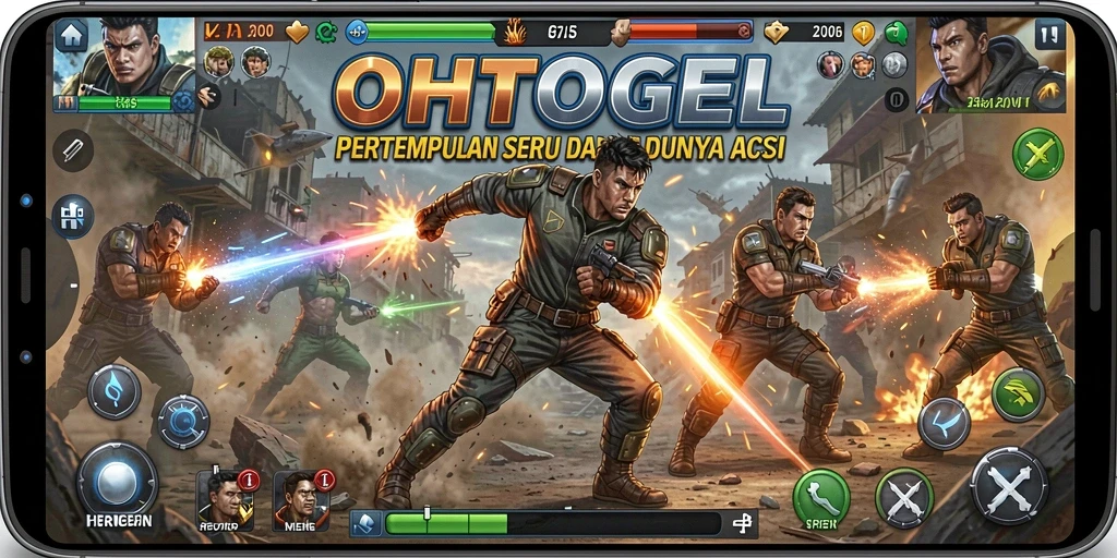 Tampilan aksi mendebarkan dalam OHTOGEL dengan grafis yang memukau.