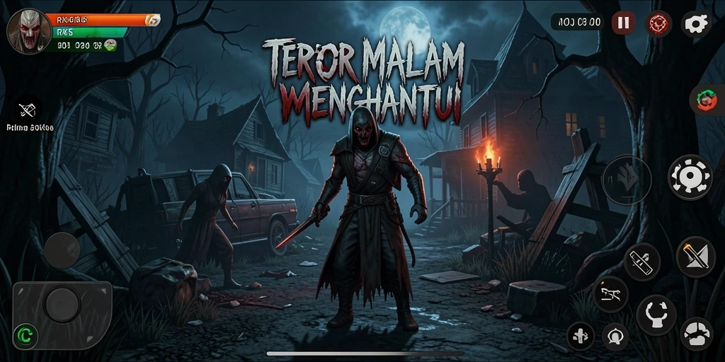 Tampilan gameplay mencekam dan situasi mendebarkan dalam RK55.