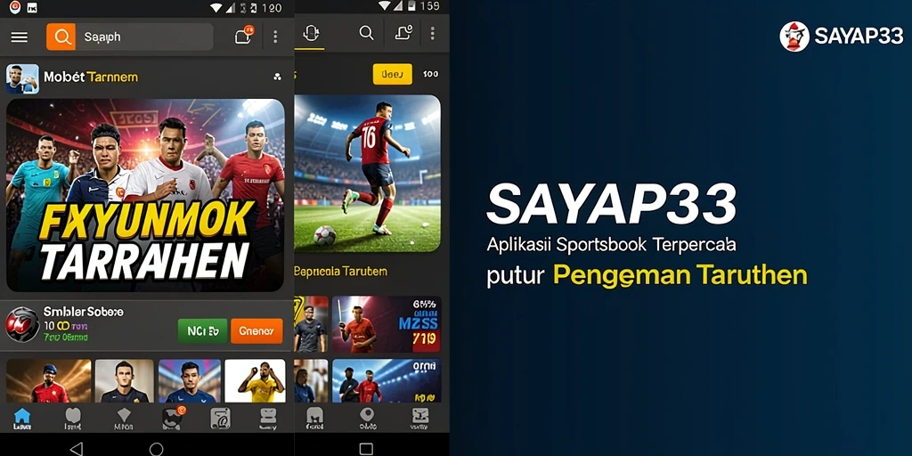 Tampilan antarmuka <strong>SAYAP33</strong> yang menarik dan informatif.