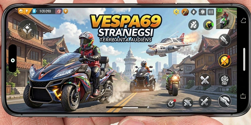 Tampilan gameplay seru di VESPA69 dengan berbagai strategi menarik.