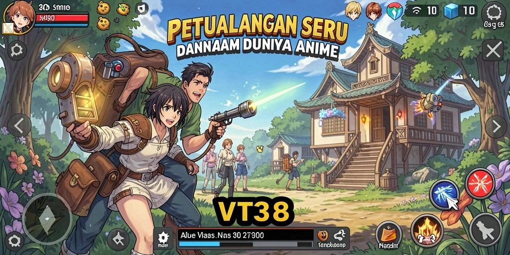 Gameplay seru dengan karakter anime yang menawan.