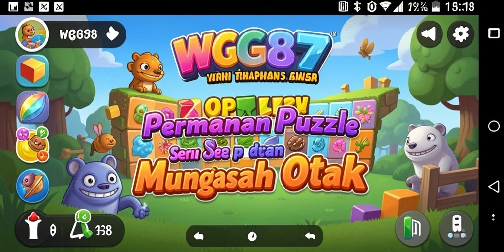 Tangkapan layar <strong>WG87</strong> menampilkan gameplay Puzzle yang menantang dan menarik.